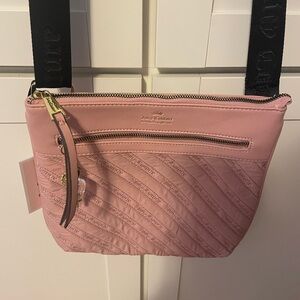 Juicy Couture Blush Quilted Crossbody Bag
